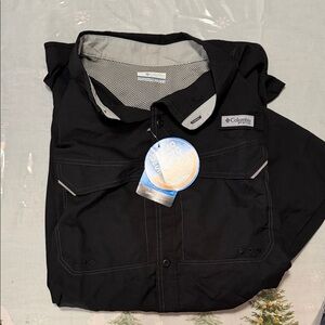 Columbia Black Omni-Wick Shirt